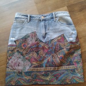 Handmade boho skirt XL